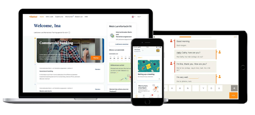 screenshot of Babbel for Business